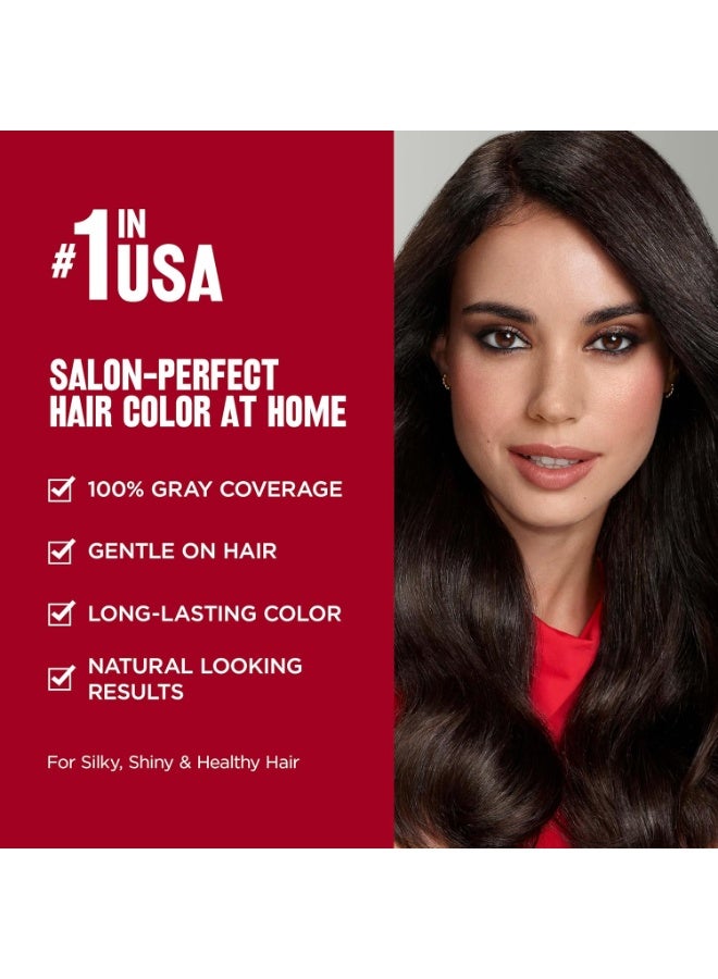 Revlon ColorSilk Permanent Hair Color For Women, Salon Perfect Hair Colour at Home with 100% Grey Coverage | Pro-Keratin & No Ammonia | Up to 8 Weeks of Colour | Shade - Soft Black 1WN (Pack of 1) - Image 5