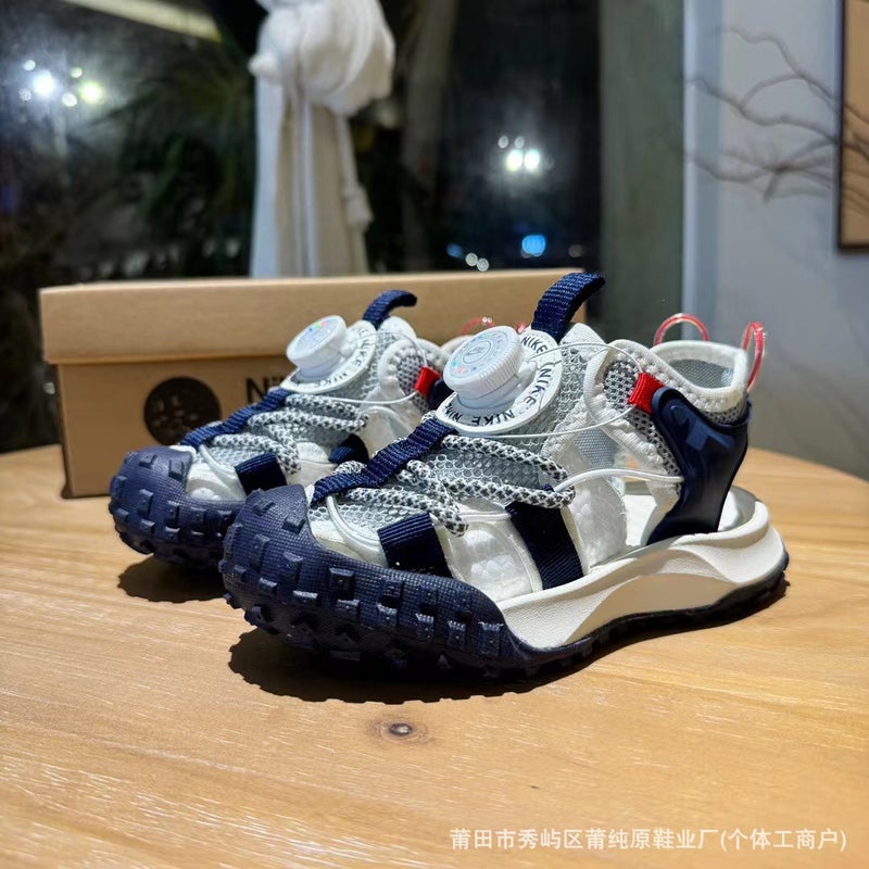 Pure Original Children'S Shoes Acg Outdoor Hiking Shoes For Men And Women, Baby Shoes, Non-Slip Lock Button Sandals, Sneakers - Image 3