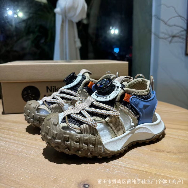 Pure Original Children'S Shoes Acg Outdoor Hiking Shoes For Men And Women, Baby Shoes, Non-Slip Lock Button Sandals, Sneakers - Image 4