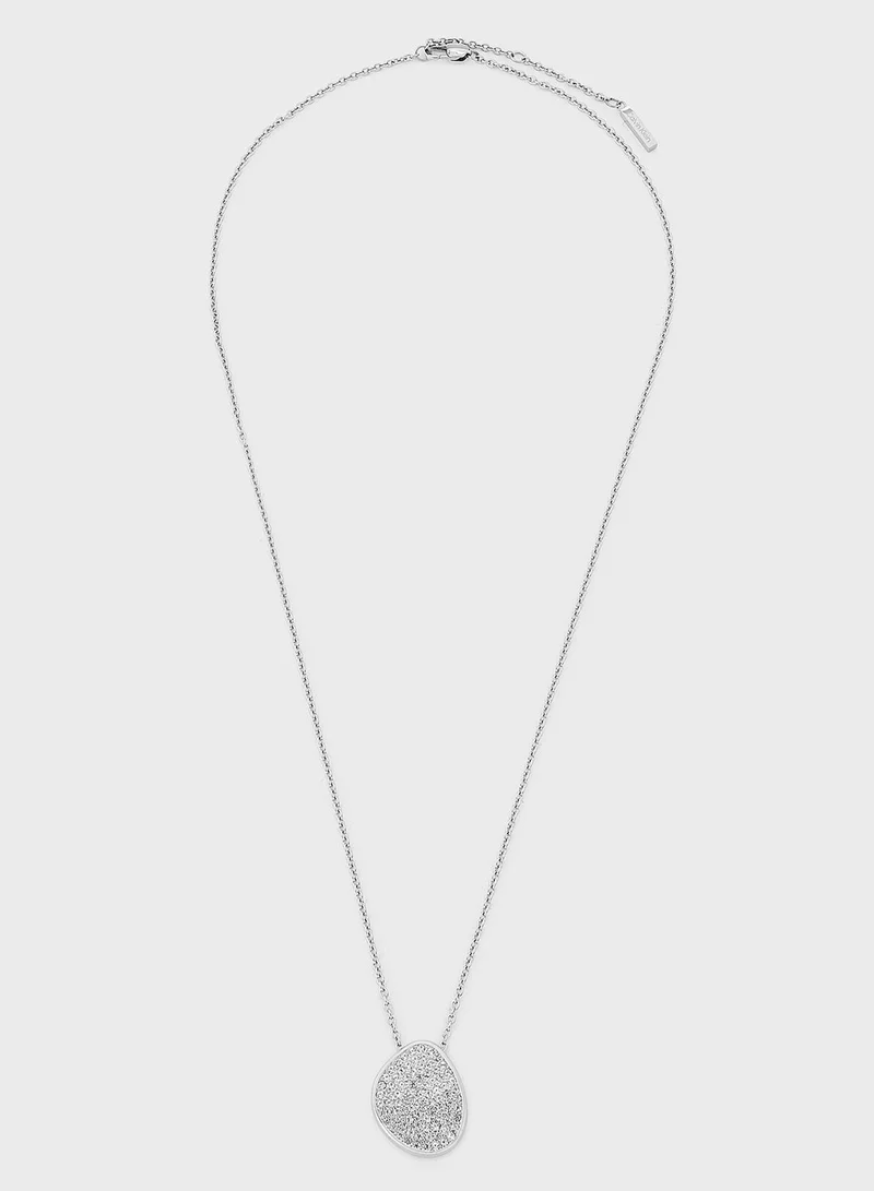 CALVIN KLEIN Stainless Steel With Crystal Necklace