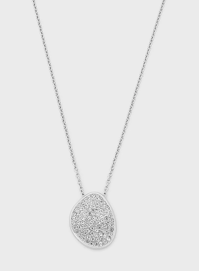CALVIN KLEIN Stainless Steel With Crystal Necklace