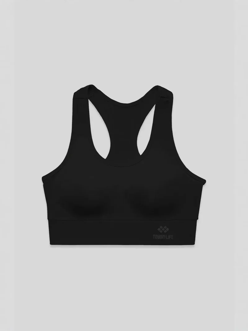 تومي لايف TOMMY Sleeveless Cropped Fitted Sports Top