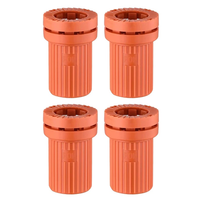 4 Pcs Oh Color Single Hole Faucet Coupling Nut Quick Install Fastener Basin Screw - Image 2