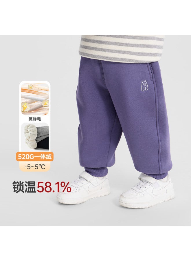Baby Pants Autumn Winter Warm Children's Pants Boys' Sports Sweatpants Winter Girls' - Image 2