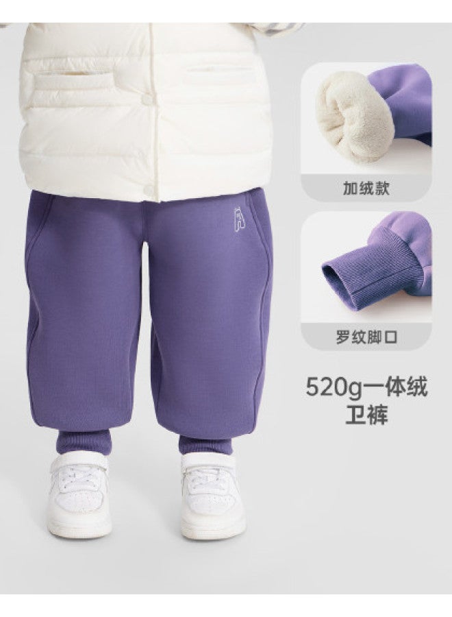 Baby Pants Autumn Winter Warm Children's Pants Boys' Sports Sweatpants Winter Girls' - Image 1