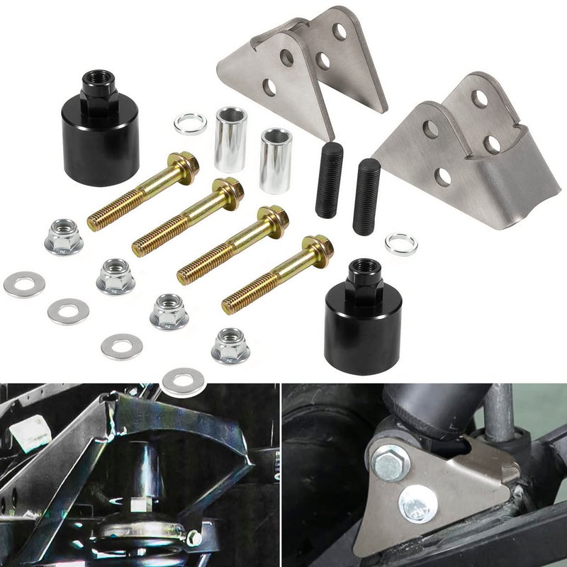 UTV 2 TRUE CLEARANCE Full Lift Kit for 2010 2011 2012 2013 2014 Polaris Ranger 400500800 Crew Midsize for Polaris Ranger Front Rear Lift Mount Spacer Kit Brackets Set