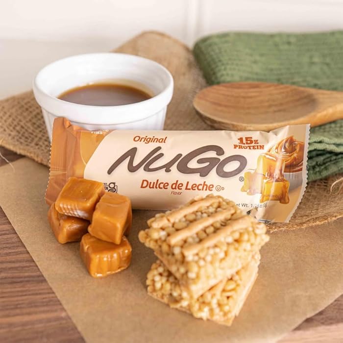 NuGo Protein Bar, Dulce De Leche, 15g Protein, Gluten Free, 15 Count - Image 2