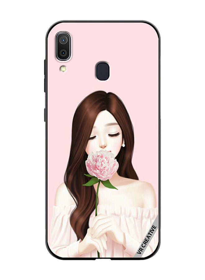 VR CREATIVE Protective Case Cover For Samsung Galaxy A30 Rosy Design Multicolour - Image 1