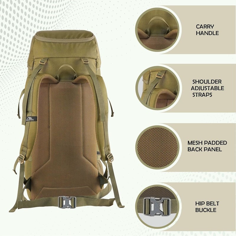 TRAWOC IGNITE 50L Travel Backpack - Image 3