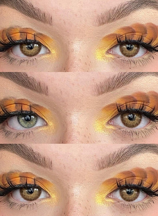 Freshlady Colored Contact Lenses Sahara Brown 14.20mm Yearly Disposable for Daily Wear - Image 4