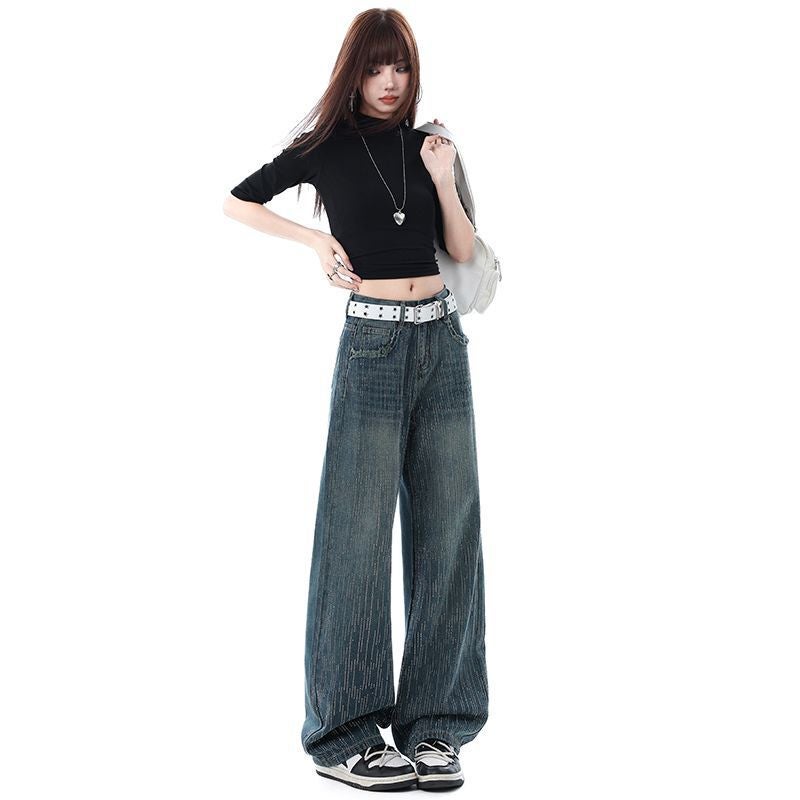 Unisex Classic Denim Jeans Loose Fit Daily Outdoor Wear - Image 4