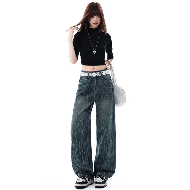 Unisex Classic Denim Jeans Loose Fit Daily Outdoor Wear - Image 5
