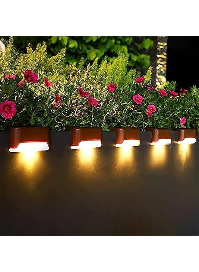 HOOKOR Solar Lights for Deck, Solar Deck Lights Outdoor,16 Pack Solar Step Lights LED Waterproof Patio Decor Solar Garden Lights for Stairs,Step,Fence,Yard,Patio,Driveway,Pathway and Garden - Image 1