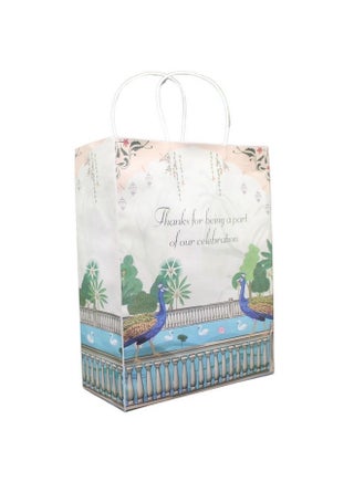 TASCHE Indian Wedding Peacock Design Paper Bags For Return Gifts|Weddings|Birthday|Holiday Presents (Pack Of 60),Multicolour - pzsku/Z458E1F7EB862A2DF469FZ/45/1752133580/2f75760a-9e43-4d96-b7a8-902ce8d2ec01