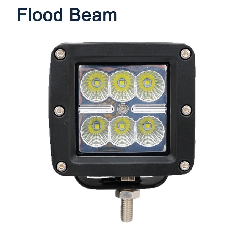 ECAHAYAKU 2PCS 3x3 Inch 18W LED Light Pods for Off-Road Vehicles - Image 5