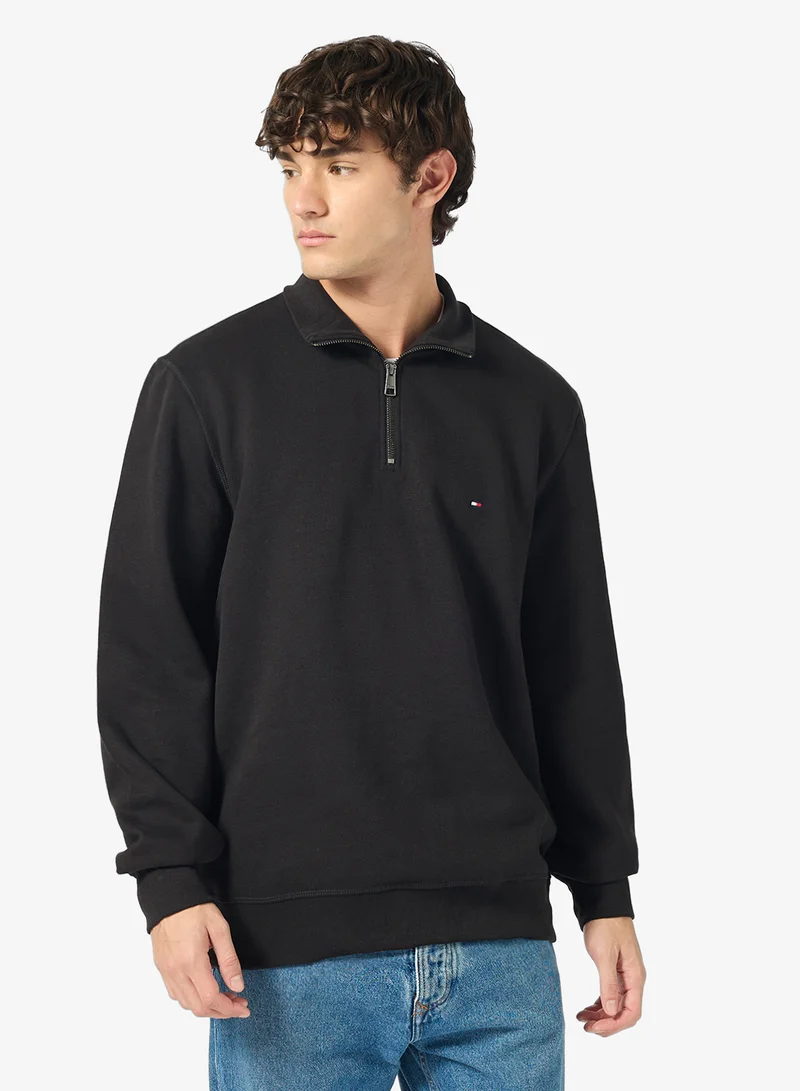 Casual Half Zip Sweatshirt