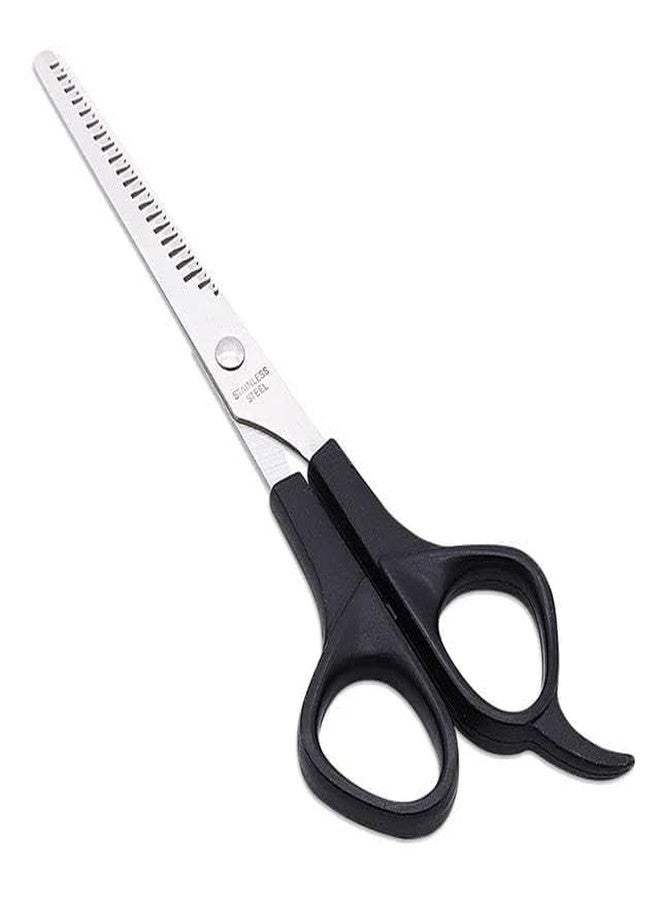 La Belleza Stainless Steel Hair Thinning Hairdressing Scissors - 6.7 Inch - Image 1