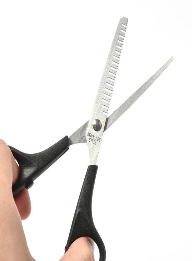 La Belleza Stainless Steel Hair Thinning Hairdressing Scissors - 6.7 Inch - Image 2
