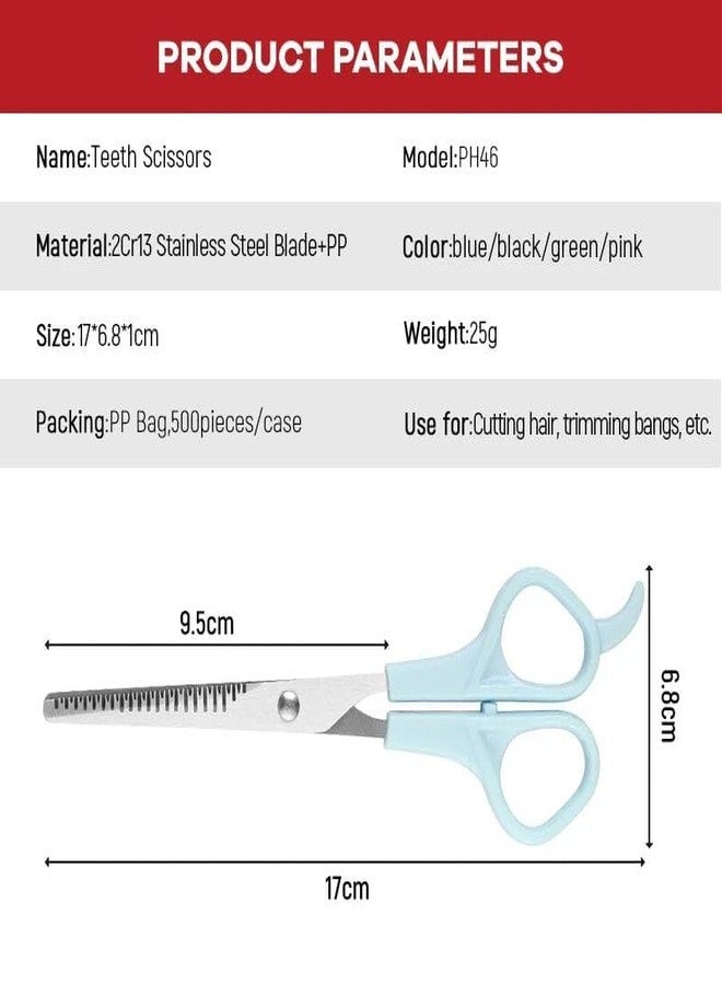La Belleza Stainless Steel Hair Thinning Hairdressing Scissors - 6.7 Inch - Image 5