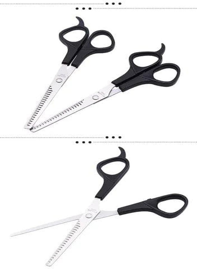 La Belleza Stainless Steel Hair Thinning Hairdressing Scissors - 6.7 Inch - Image 4