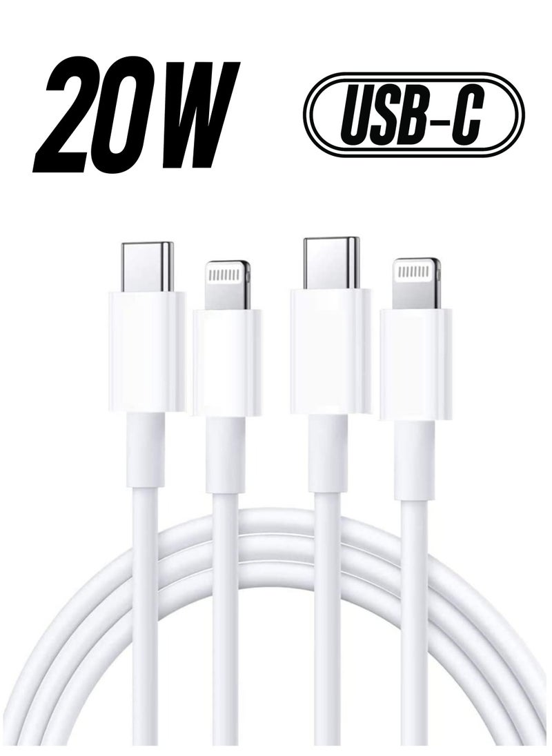 Generic [Apple MFi Certified] USB-C to Lightning Cable 20W, 2 Pack 6.6FT Power Delivery Fast Charging Data Sync Type C PD Quick Charger Compatible with iPhone 12/12 Pro/11/XS/XR/X 8/iPad/AirPods Pro  - Image 1