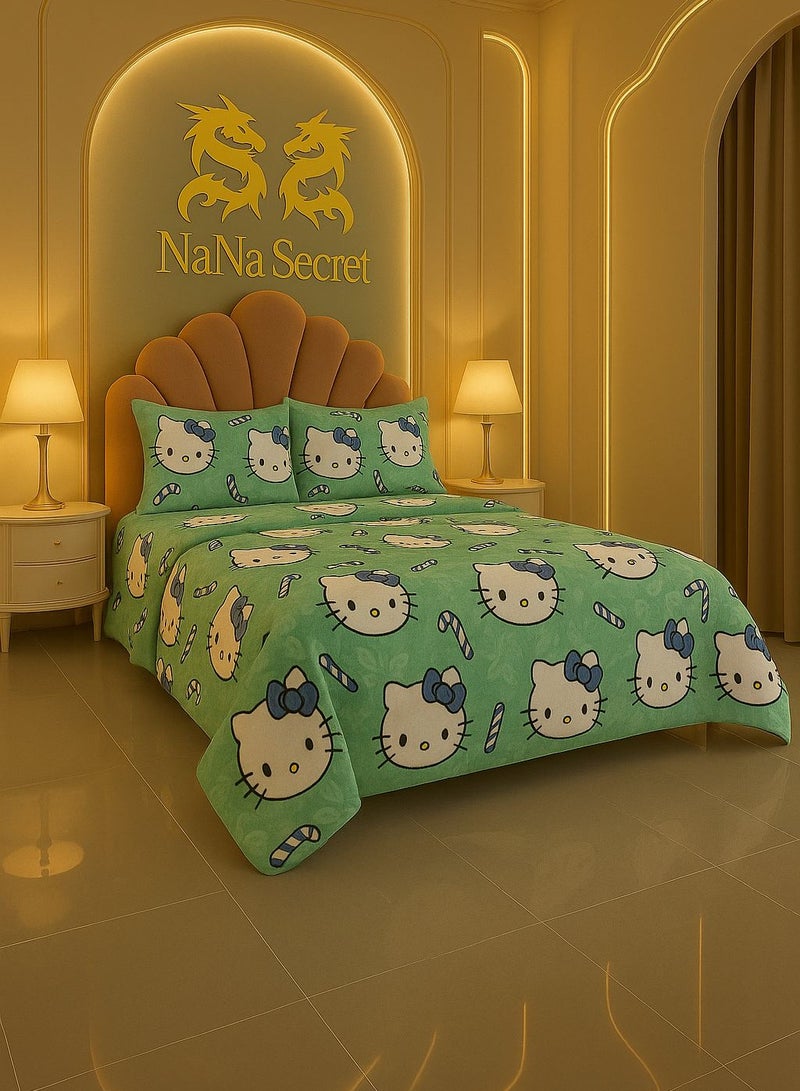 طقم دفاية سرير أطفال 6 قطع حفر ليزر