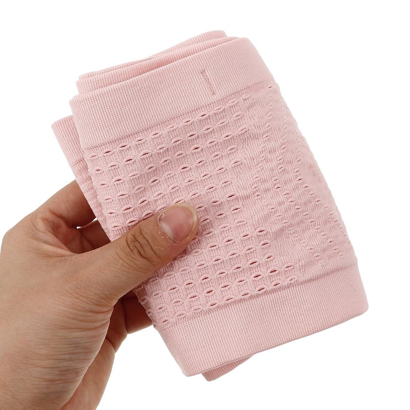 Knit Mesh Breathable Running Waist Pack for Women Large Capacity Adjustable Strap Pink - Image 4