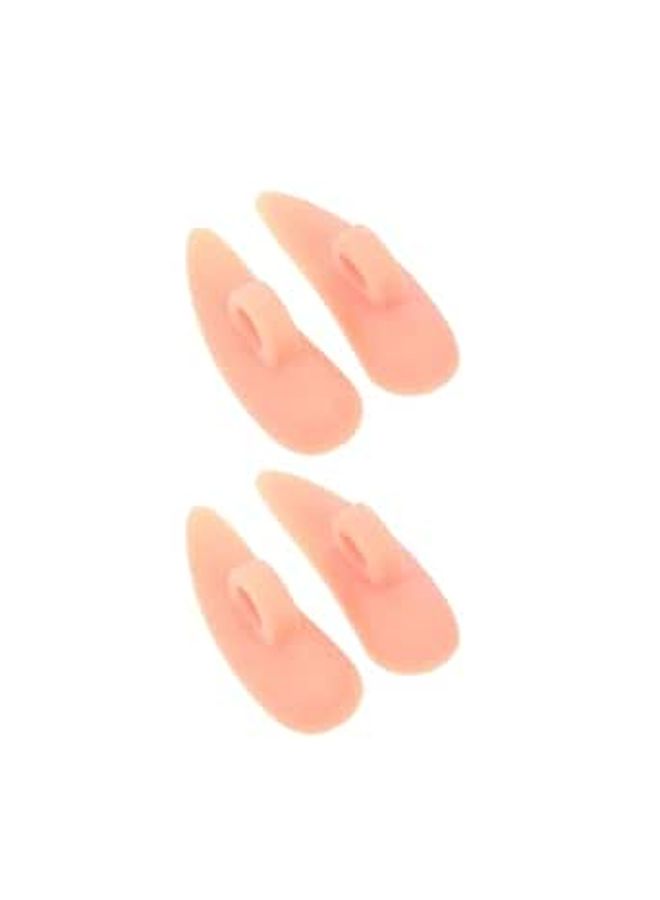 4 Pcs Skin Color Toe Corrector Pads for Bunion Relief Hallux Valgus Foot Care - Image 1