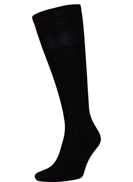 The Don Mercerized Men's Long Socks Black  - Image 1