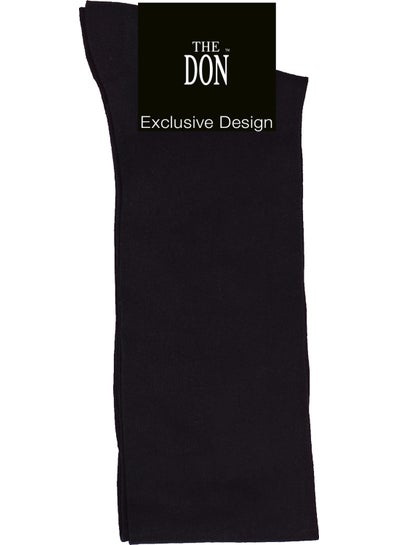 The Don Mercerized Men's Long Socks Black  - Image 2