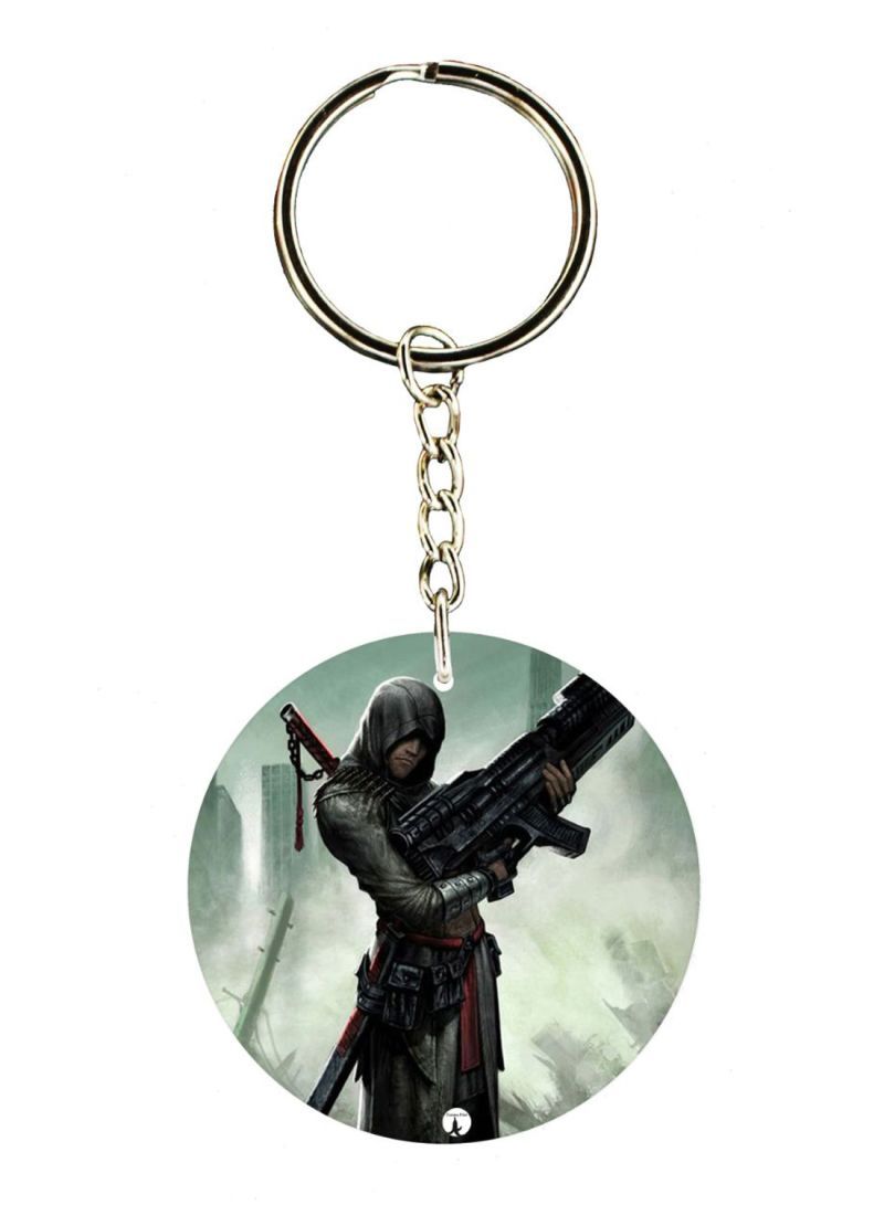 RKN Assasins Creed Double Side Printed Keychain