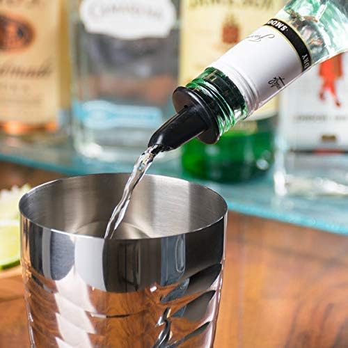 NJ OVERSEAS NJ Plastic Free Flow Liquor Bottle Pourer, Plastic Pourer for Bar, Hotel, Restaurant and Home use (12) - Image 2