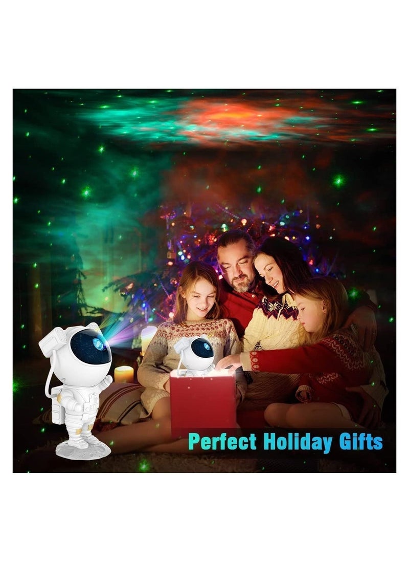 ELTRAZONE Kids Star Projector Night Light Astronaut LED Projection Lamp for Bedroom, Starry Night Light Projector with Timer, Remote Control and 360°Adjustable Head Angle,Right Galaxy Projector  - Image 4