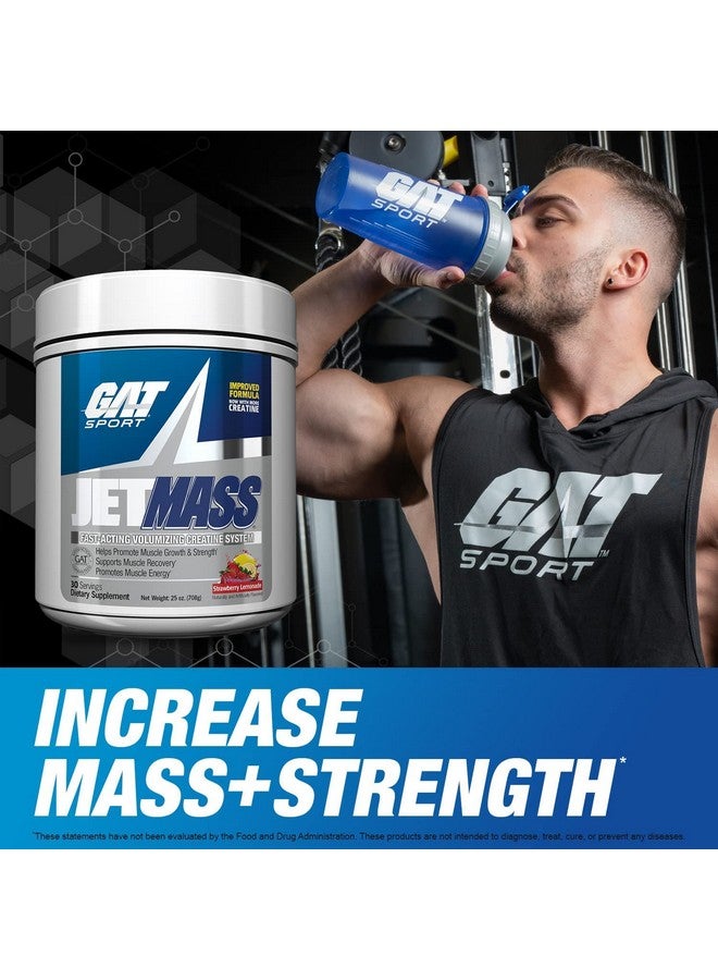 GAT SPORT GAT SPORT JetMass Fact-Acting Volumizing Creatine System, 30 Servings (Strawberry Lemonade) - Image 4