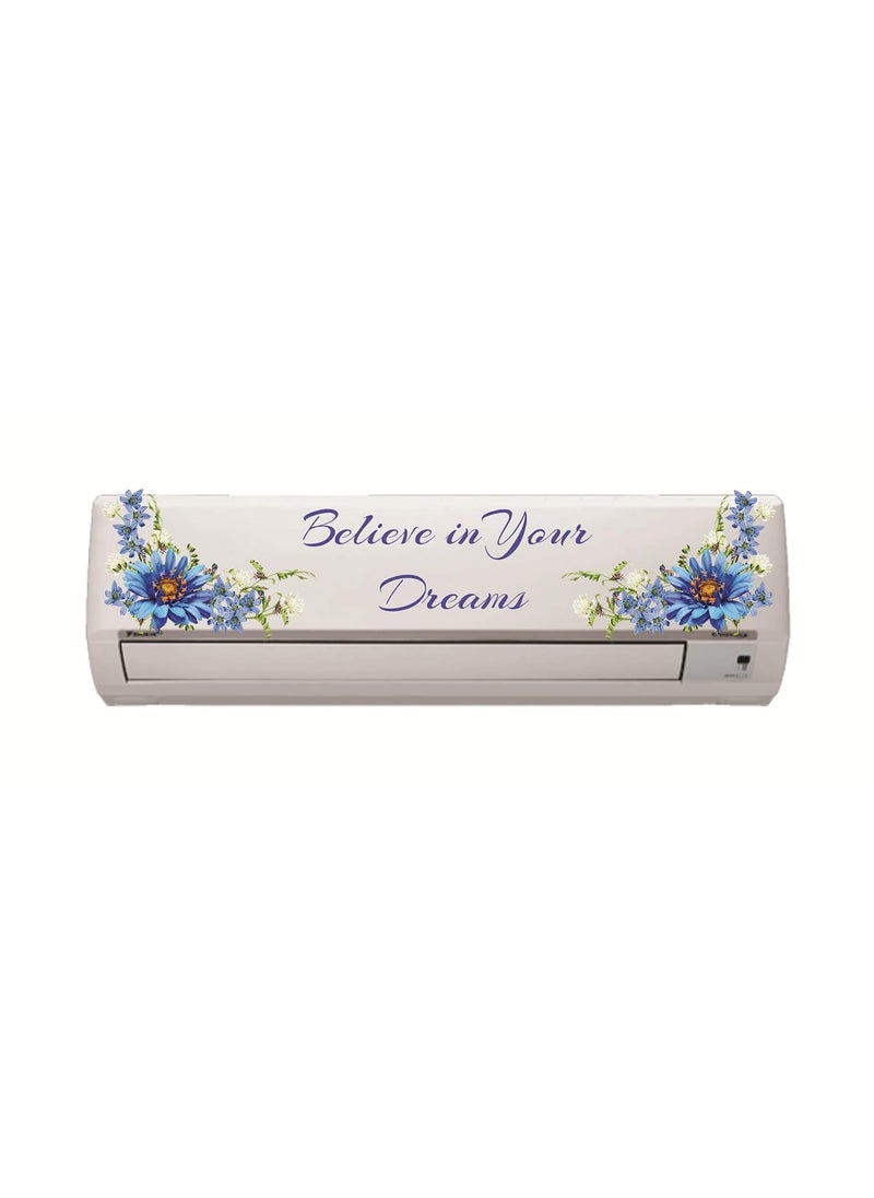 Sticker Studio Sticker Studio AC Sticker Wall Sticker Split Air Conditioner Sticker Multicolour Standard Size  - Image 1