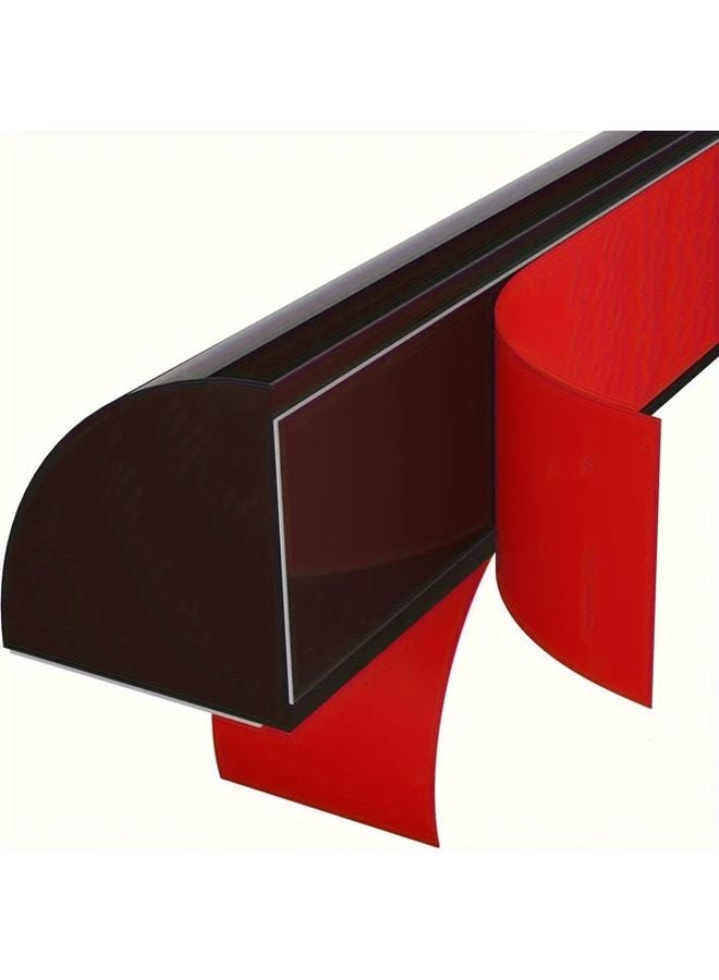 White 2m Flexible Quarter Round Waterproof Threshold Barrier For Bathroom Shower And Kitchen Sink - Image 3