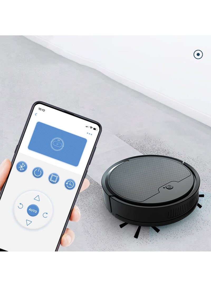 AL RAID Robot Vacuum Cleaner Mobile Phone Control Wi-Fi Connectivity Robotic Vacuum Cleaner with Gyro Navigation 3000mAh Battery Capacity for Pet Hair, Hard Floors and Daily Cleaning - Image 2
