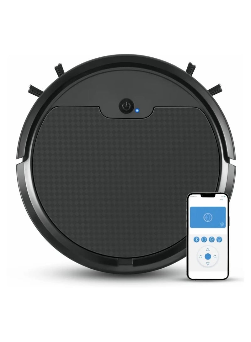 AL RAID Robot Vacuum Cleaner Mobile Phone Control Wi-Fi Connectivity Robotic Vacuum Cleaner with Gyro Navigation 3000mAh Battery Capacity for Pet Hair, Hard Floors and Daily Cleaning - Image 1