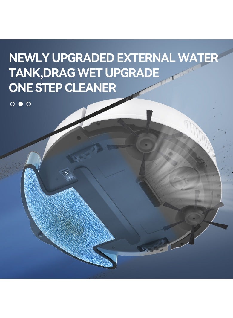 AL RAID Robot Vacuum Cleaner Mobile Phone Control Wi-Fi Connectivity Robotic Vacuum Cleaner with Gyro Navigation 3000mAh Battery Capacity for Pet Hair, Hard Floors and Daily Cleaning - Image 4