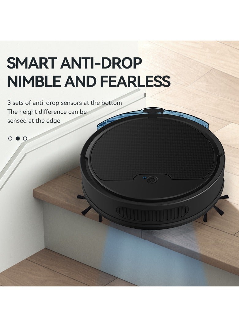 AL RAID Robot Vacuum Cleaner Mobile Phone Control Wi-Fi Connectivity Robotic Vacuum Cleaner with Gyro Navigation 3000mAh Battery Capacity for Pet Hair, Hard Floors and Daily Cleaning - Image 5