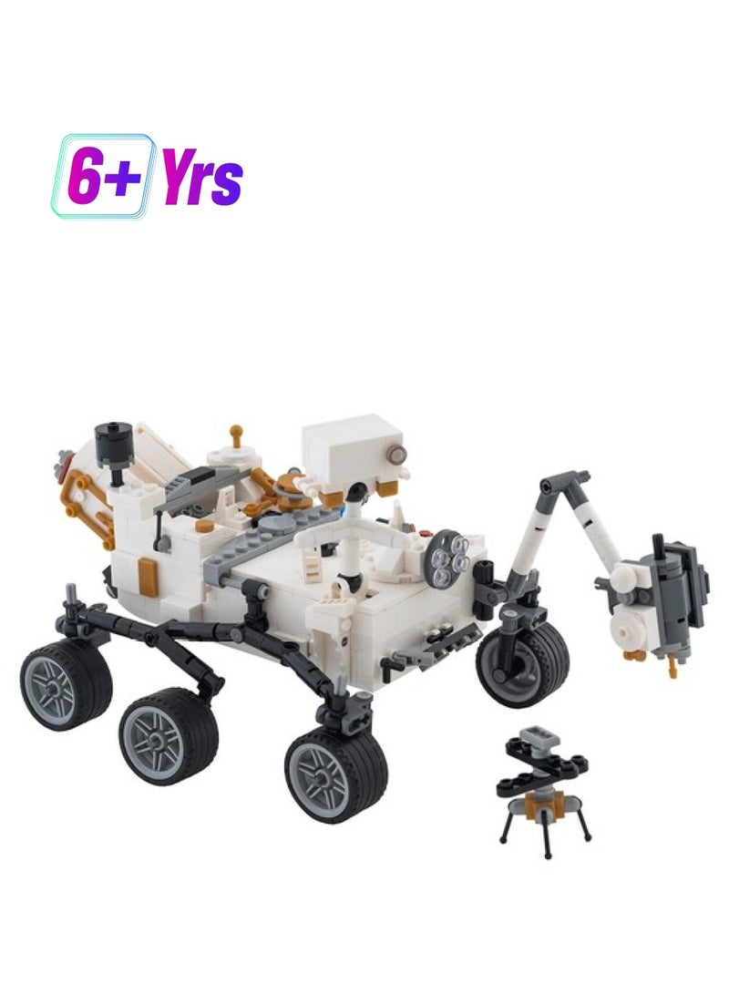 Brick Loot Officially Licensed Nasa Mars Rover Perseverance Model Kit, Toy Car Building Blocks, Stem Kits, Space Gifts For Adults Or Kids 6 +, Compatible With Lego And Other Major Brands, 603 Pieces - Image 1