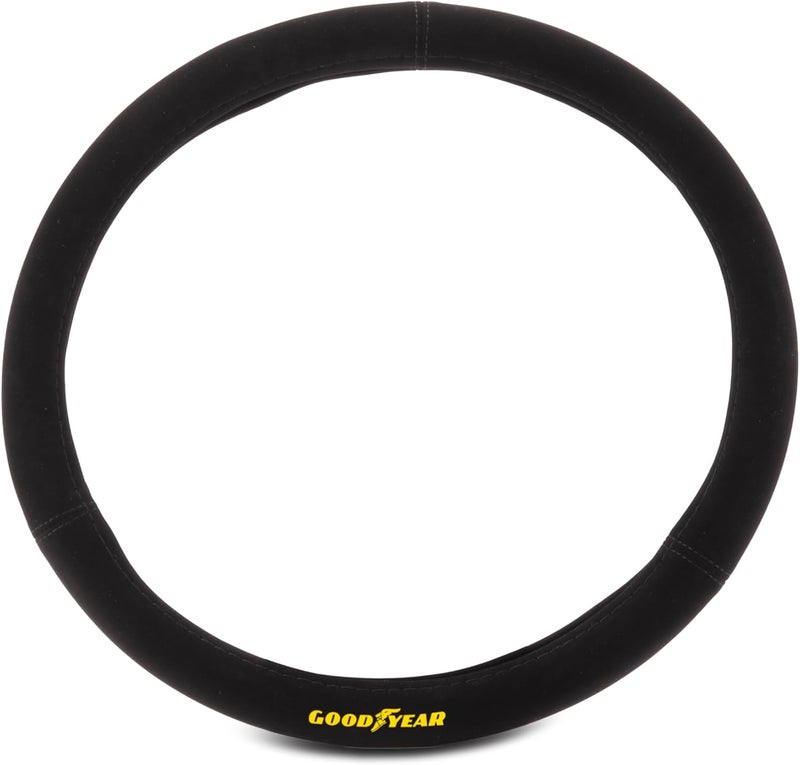 GOODYEAR Alcantara Steering Wheel Cover Black - Image 3