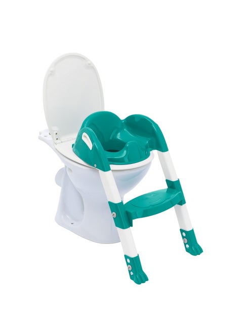 Kiddyloo Toilet Seat W/ Step Green
