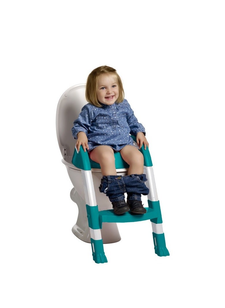 Kiddyloo Toilet Seat W/ Step Green