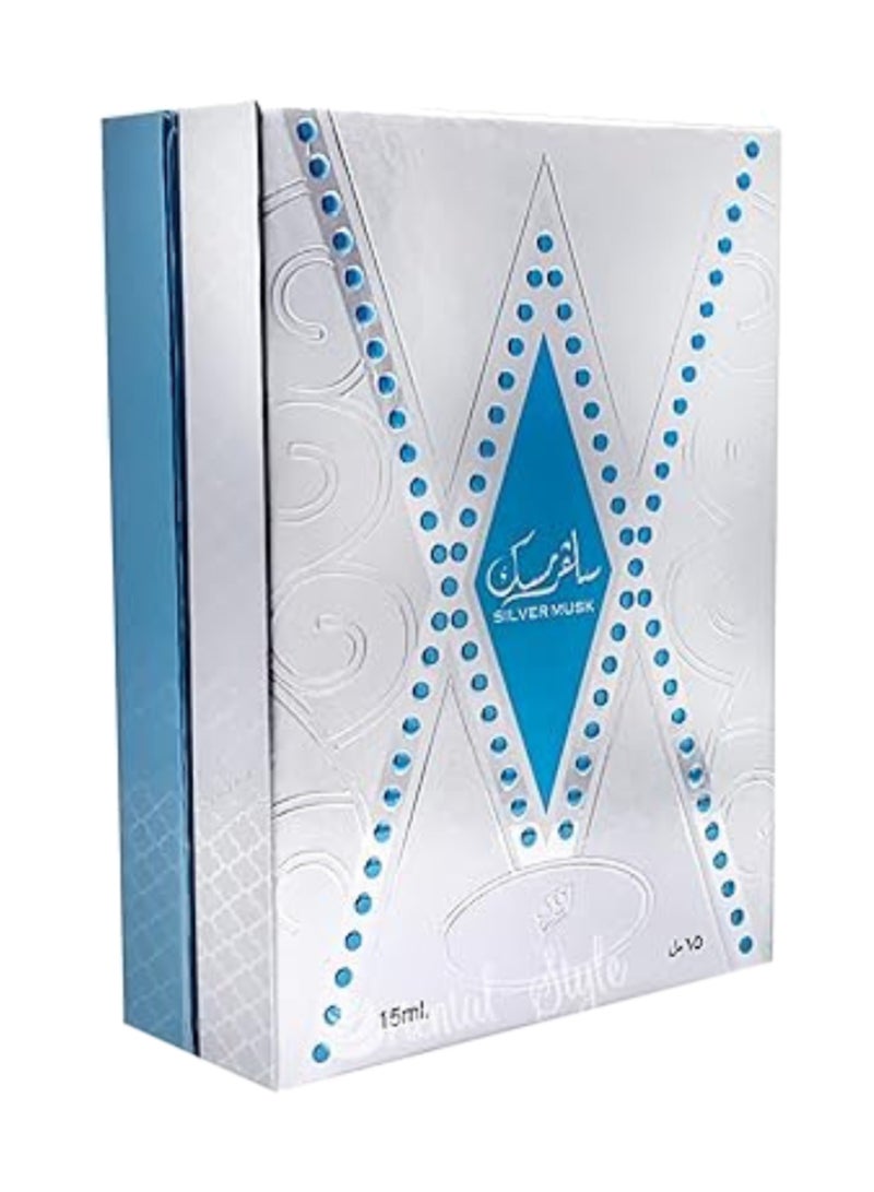 Afnan عطر المسك الفضي المركّز من أفنان، 15 مل - Image 2