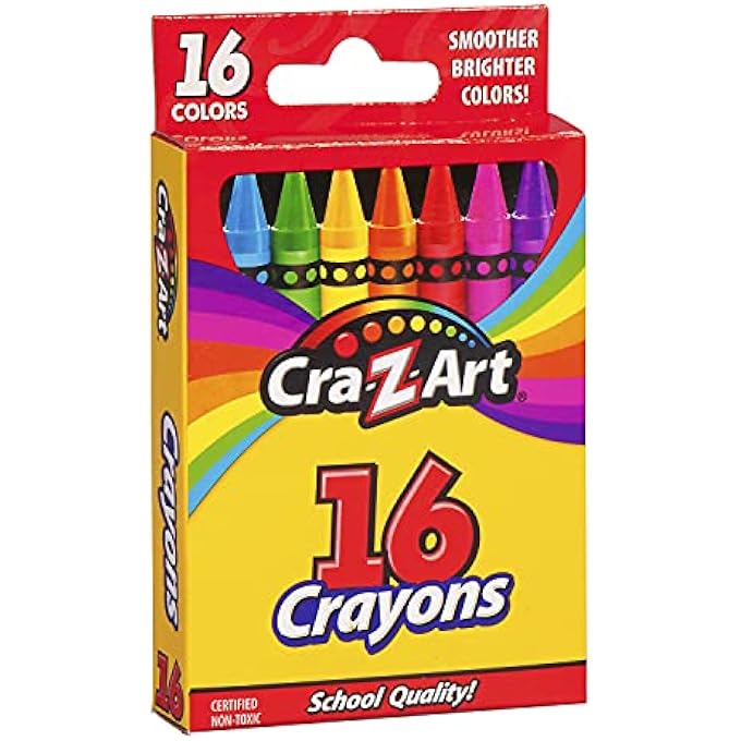 STATIONARY 16 COLOR KIDS CRAYONS - Image 1