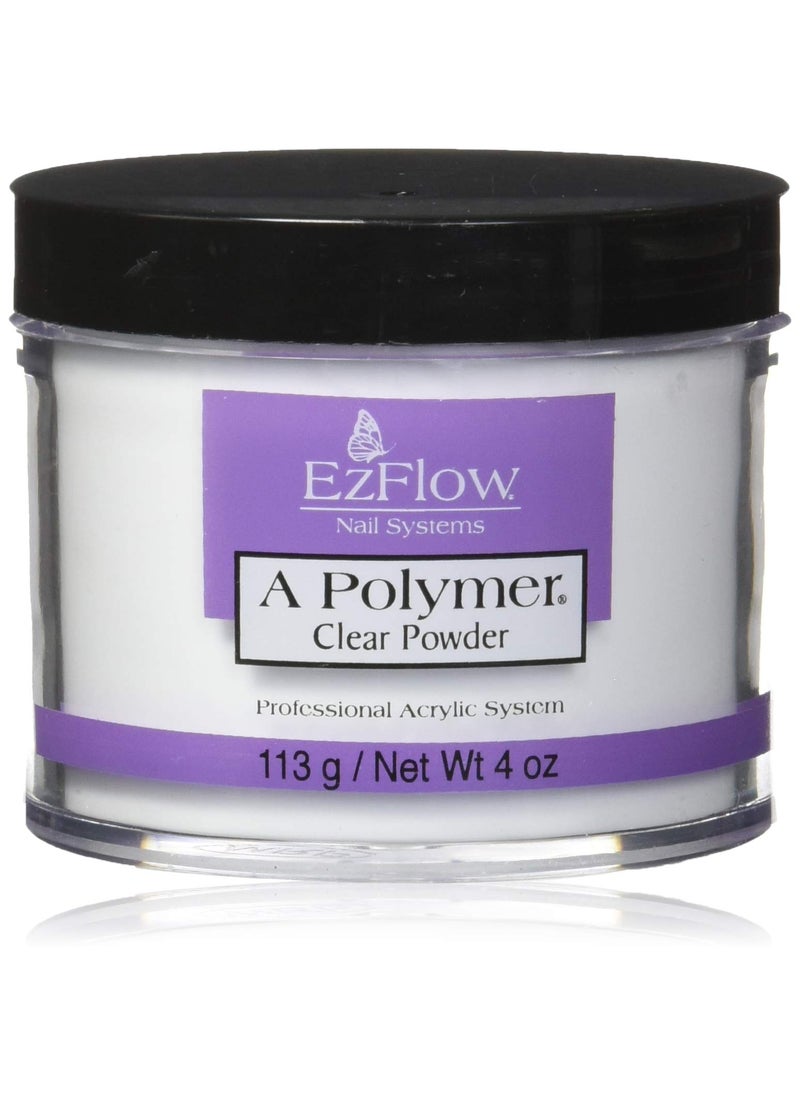 EzFlow EZ Flow A Polymer Clear False Nails, 4 Ounce 