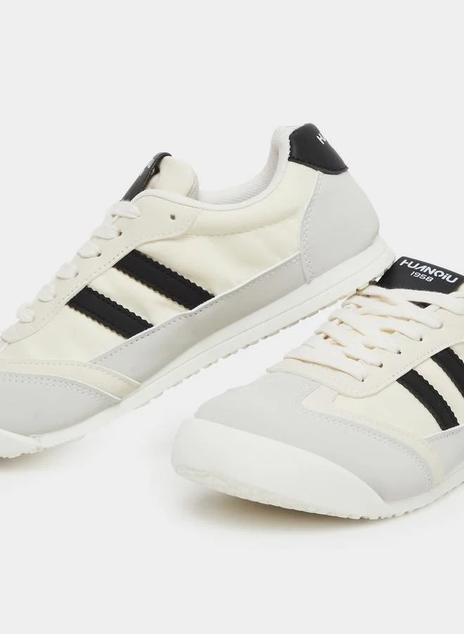 Styli Styli Women Contrast Striped Sneakers