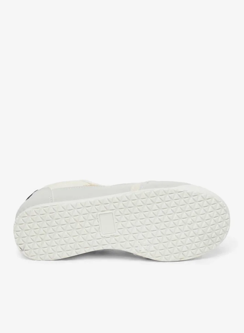 Styli beige Women Contrast Striped Sneakers for Women | Best Price UAE