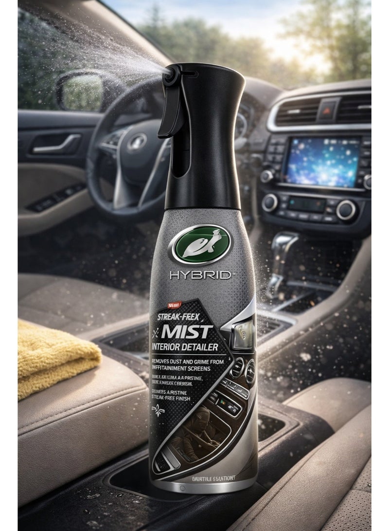 Hybrid Solutions Dash & Glass Interior Detailer 591ml – Streak-Free 3-in-1 Cleaner, UV Protectant & Dust Repellent for Dashboards, Screens & Plastics